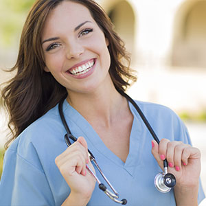 happy nurse